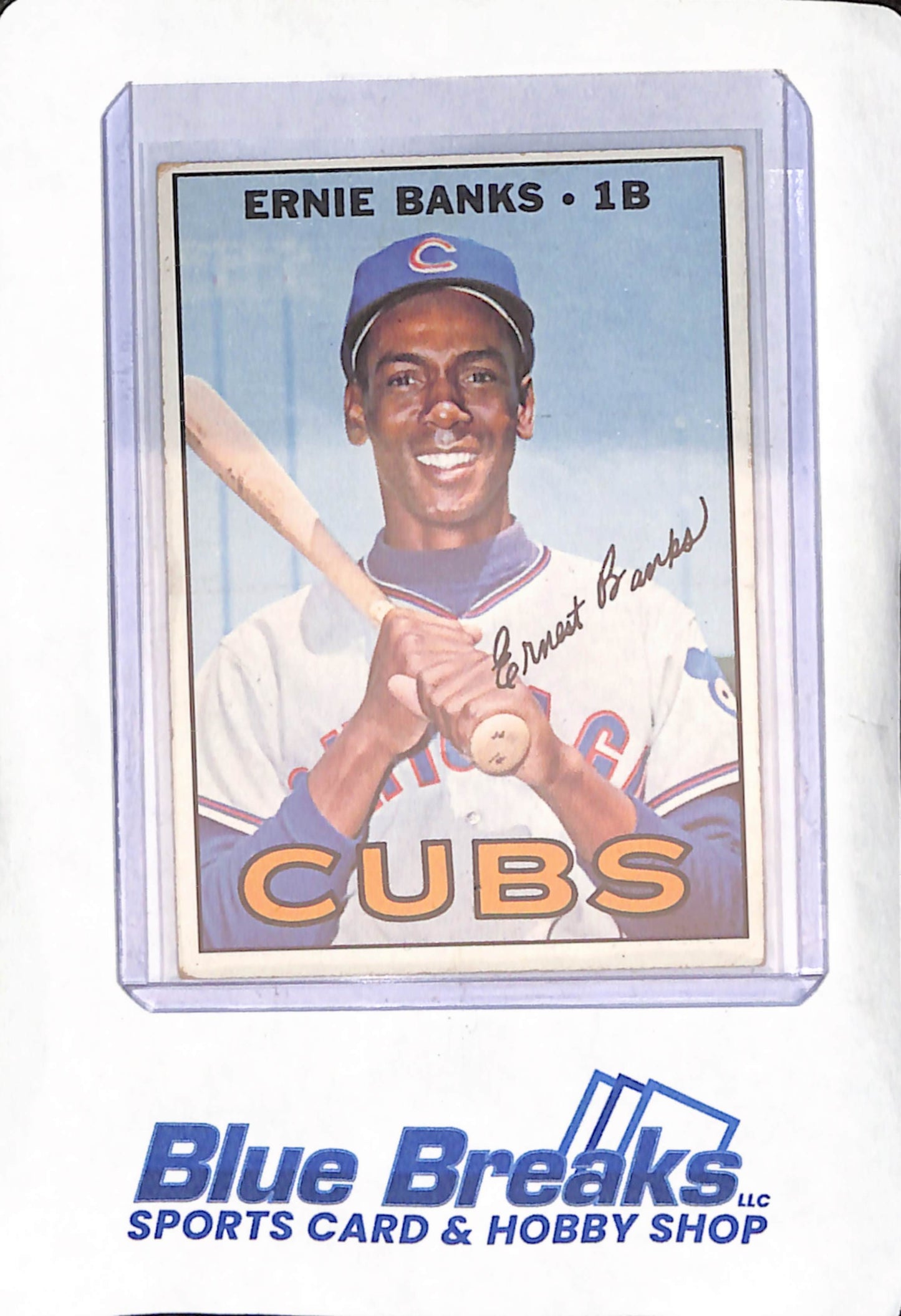 1967 Topps - Ernie Banks - Chicago Cubs - Baseball - #215