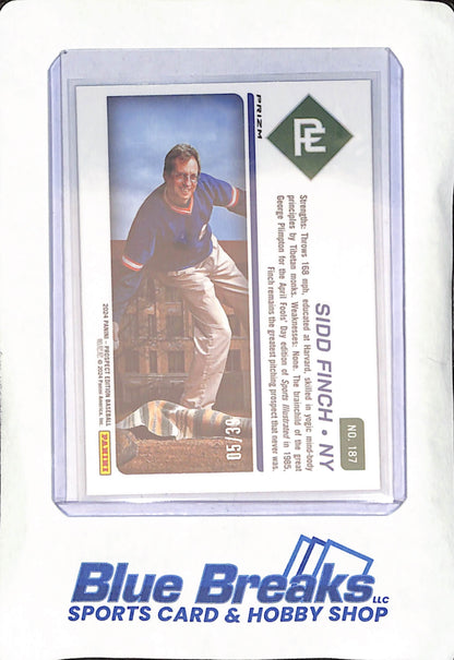 2024 Panini Prospect Edition - Side Finch - New York Mets - Baseball - 5/39 - #187