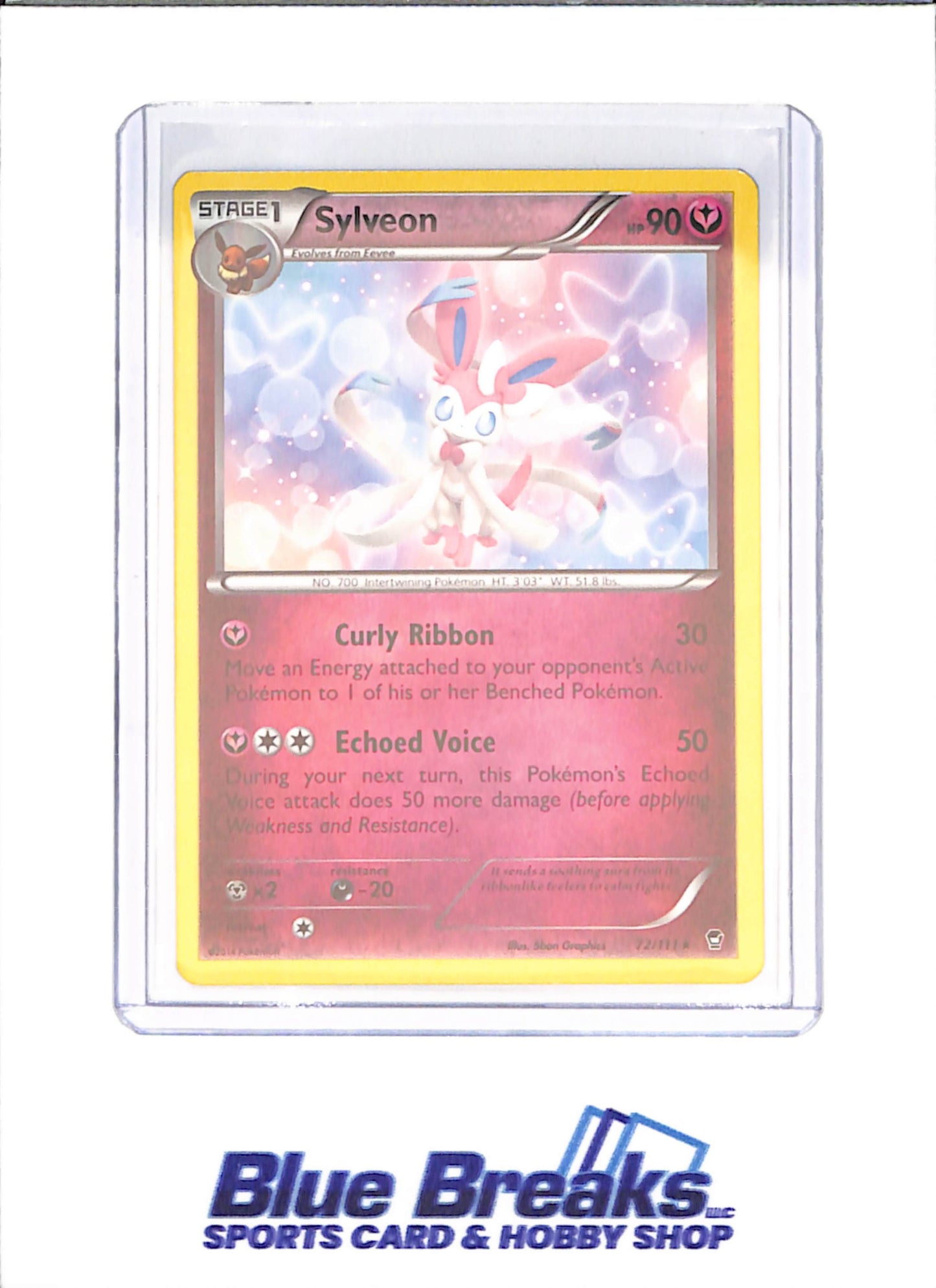 2014 Pokemon - Sylveon - XY Furious Fists - 72/111 - drop