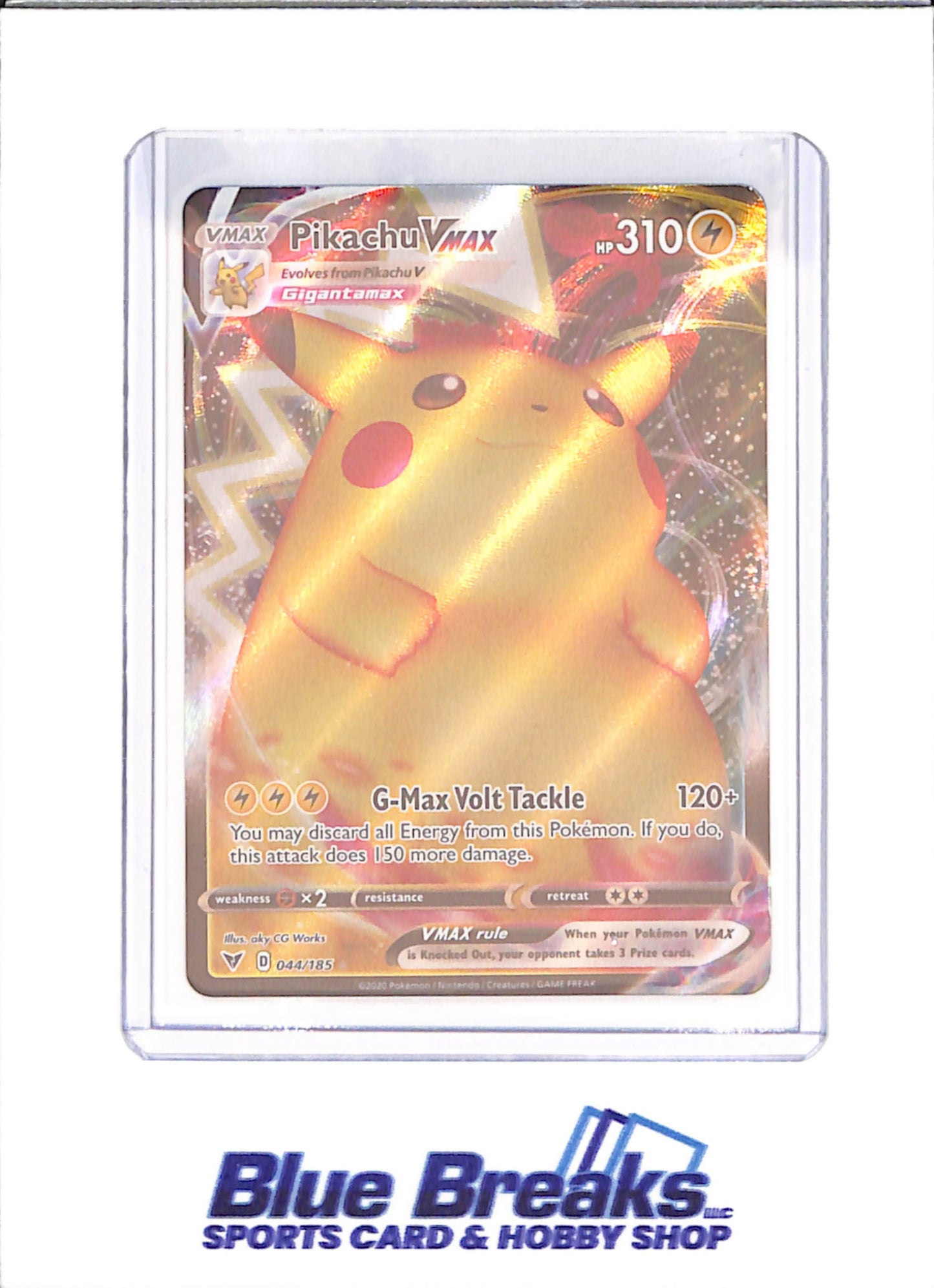 2020 Pokemon - Pikachu VMax - Vivid Voltage - 044/185