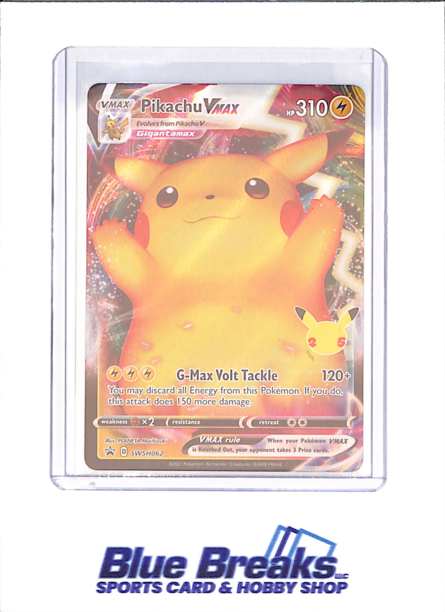 2021 Pokemon - Pikachu VMax - Black Star Promos - SWSH062