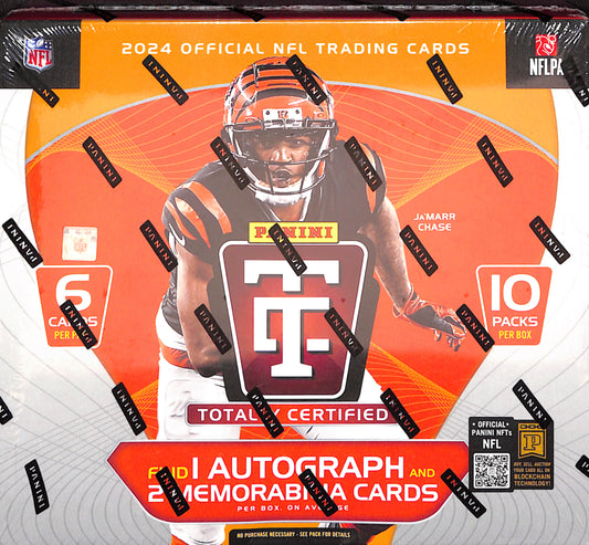 2024 Panini Totally Certified Premium Box - Football - Sealed Wax