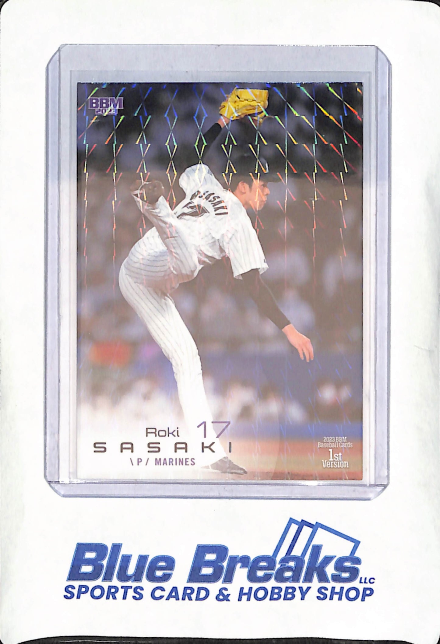 2023 BBM 1st Version - Roki Sasaki - Chiba Lotte Marines - Japanese - Baseball - #113