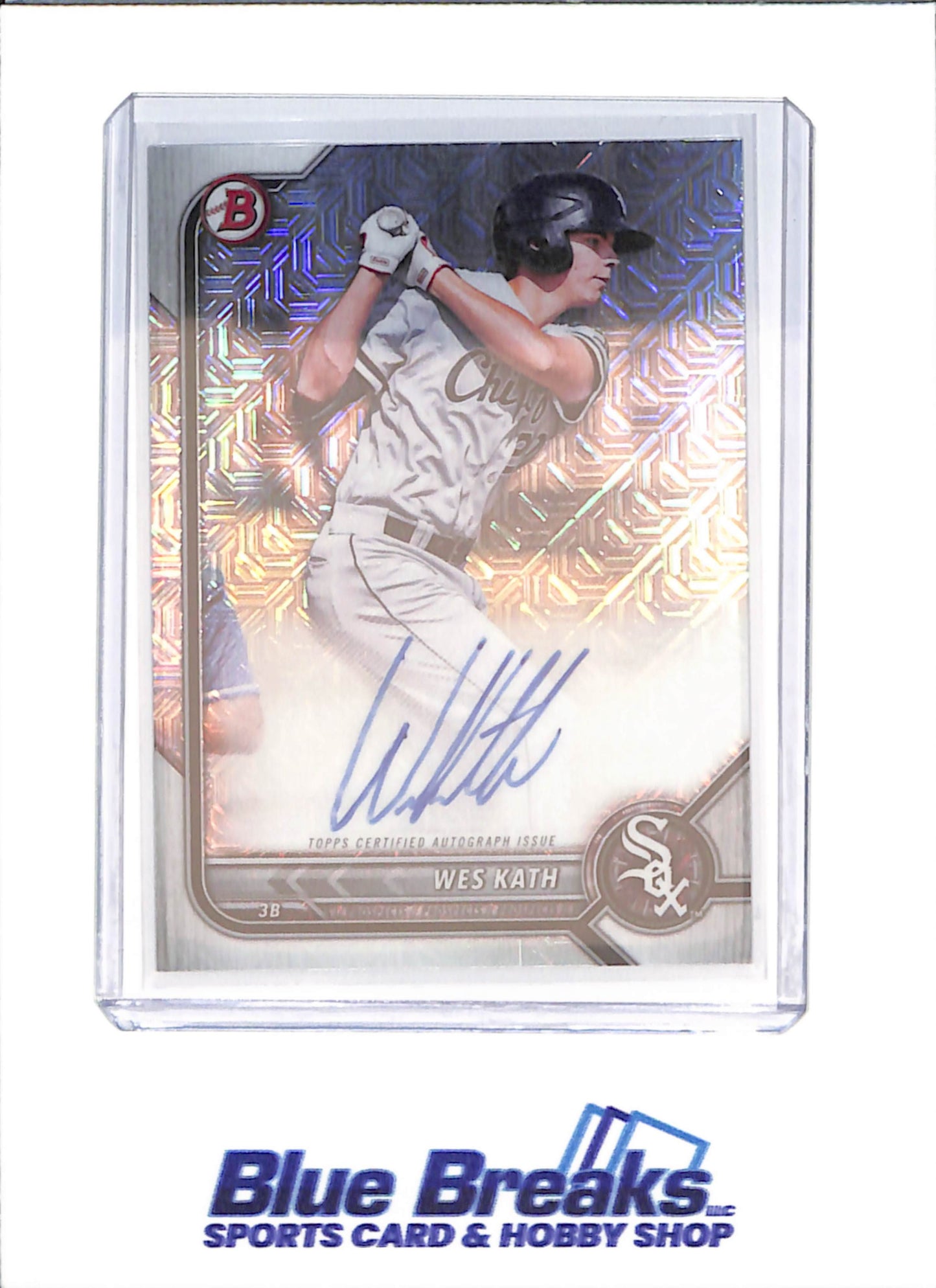 2022 Bowman Chrome - Wes Kath - Mojo Autograph - Chicago White Sox - Baseball - #BCMA-WK - drop