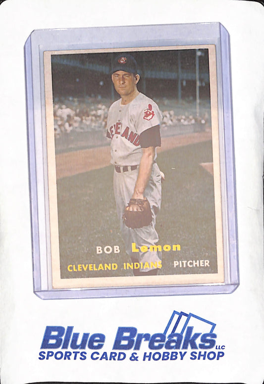1957 Topps - Bob Lemon - Cleveland Indians - Baseball - #120