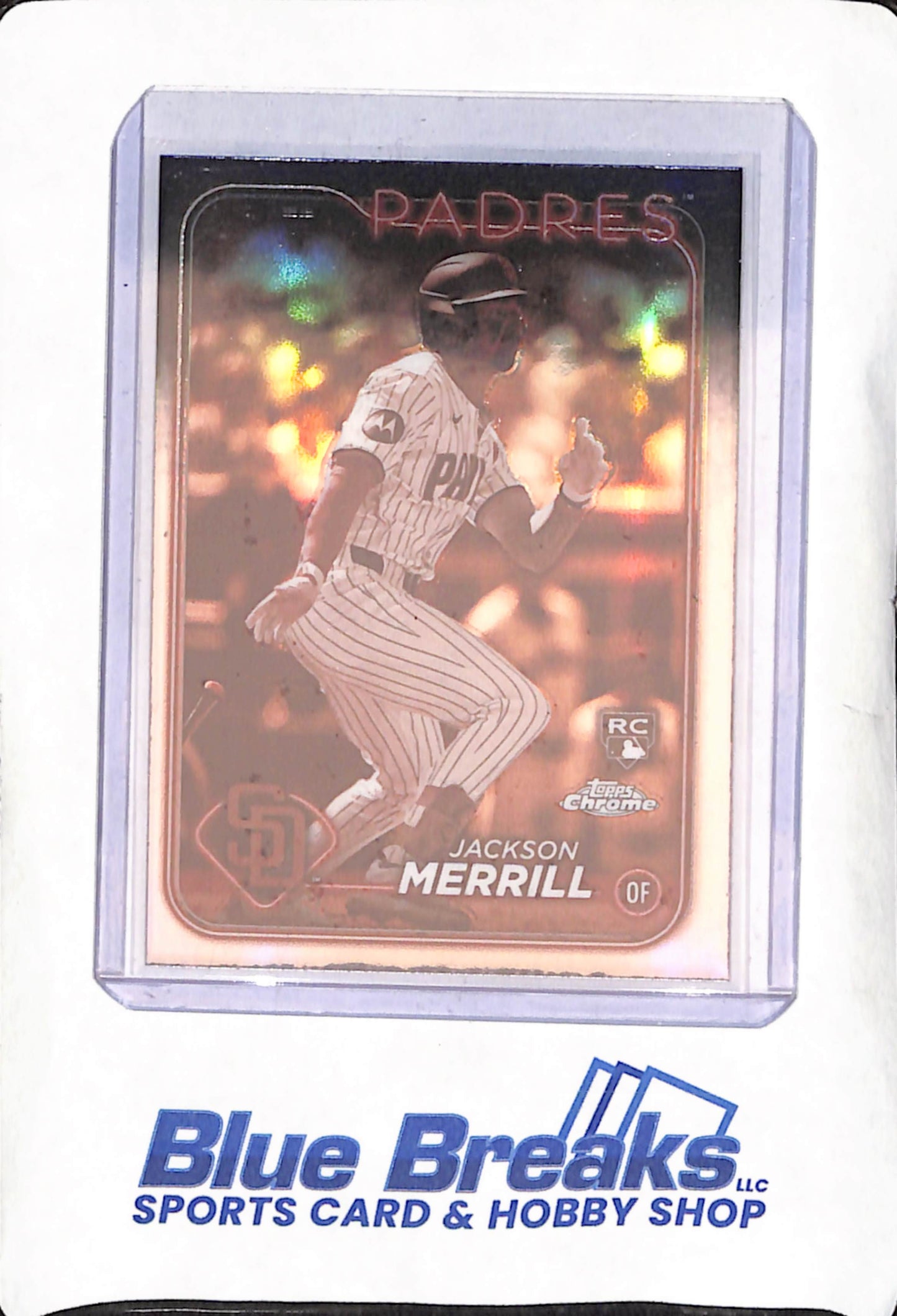 2024 Topps Chrome - Jackson Merrill - Sepia Refractor - San Diego Padres - Baseball - #207