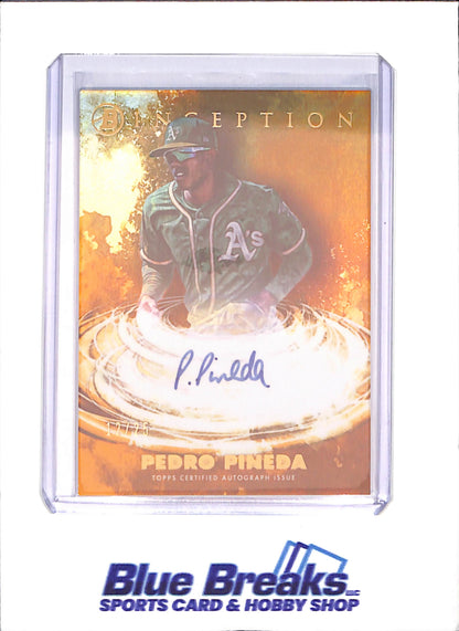 2021 Bowman Inception - Pedro Pineda - Primordial Prospect Autograph - 12/25 - Oakland Athletics - Baseball - #PPA-PP - drop