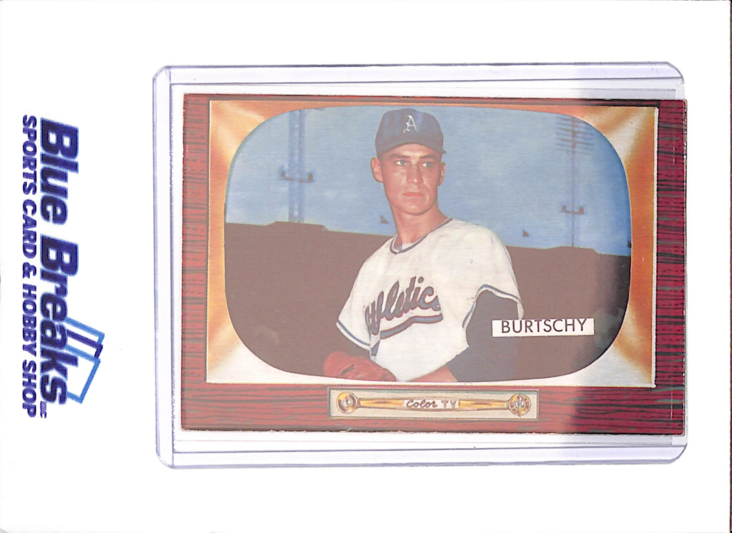 1955 Bowman - Ed Burtschy - Kansas City Athletics - Baseball - #120 - drop