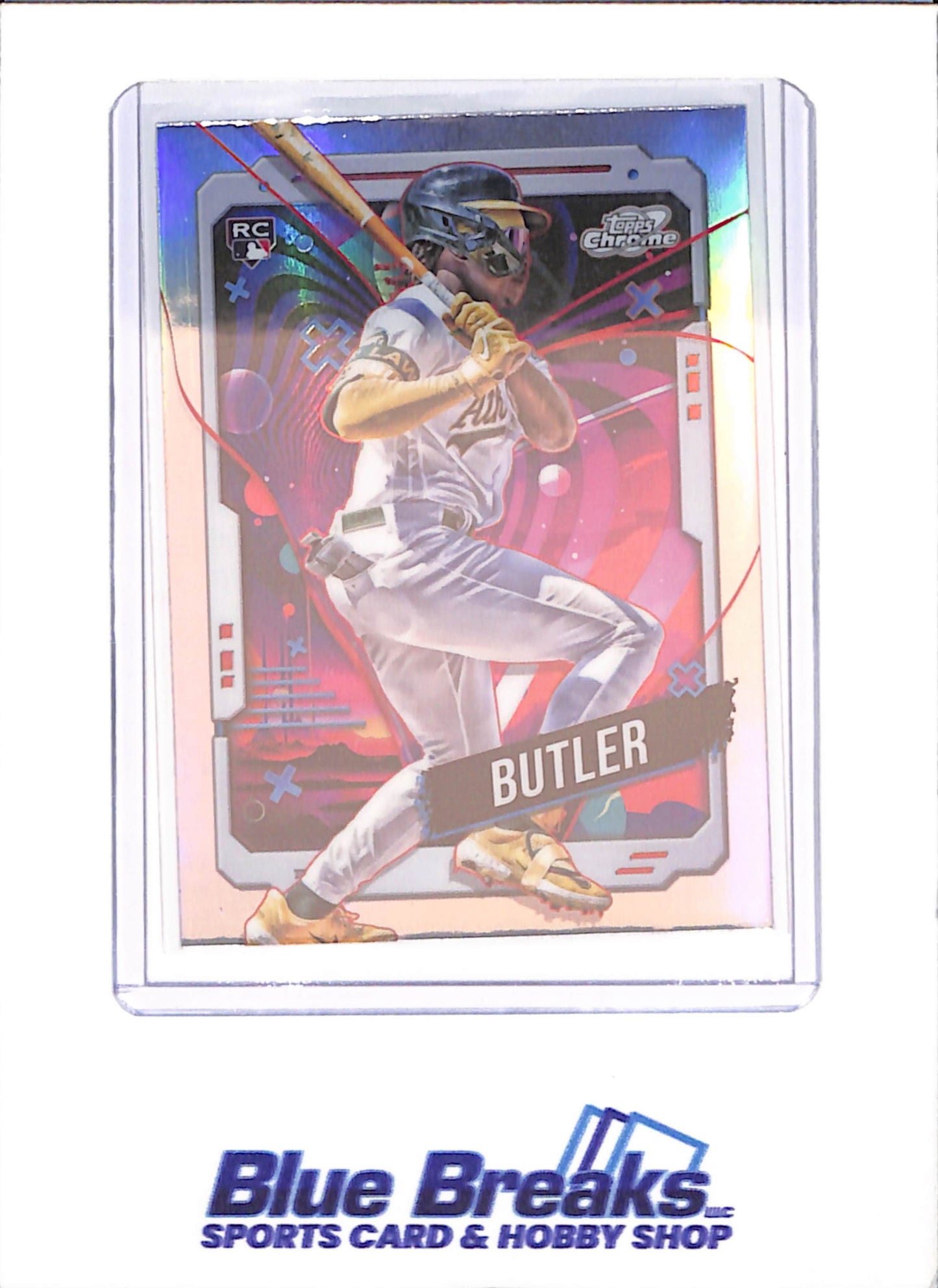 2024 Topps Chrome Cosmic - Lawrence Butler - RC - Oakland Athletics - Baseball - #22 - drop
