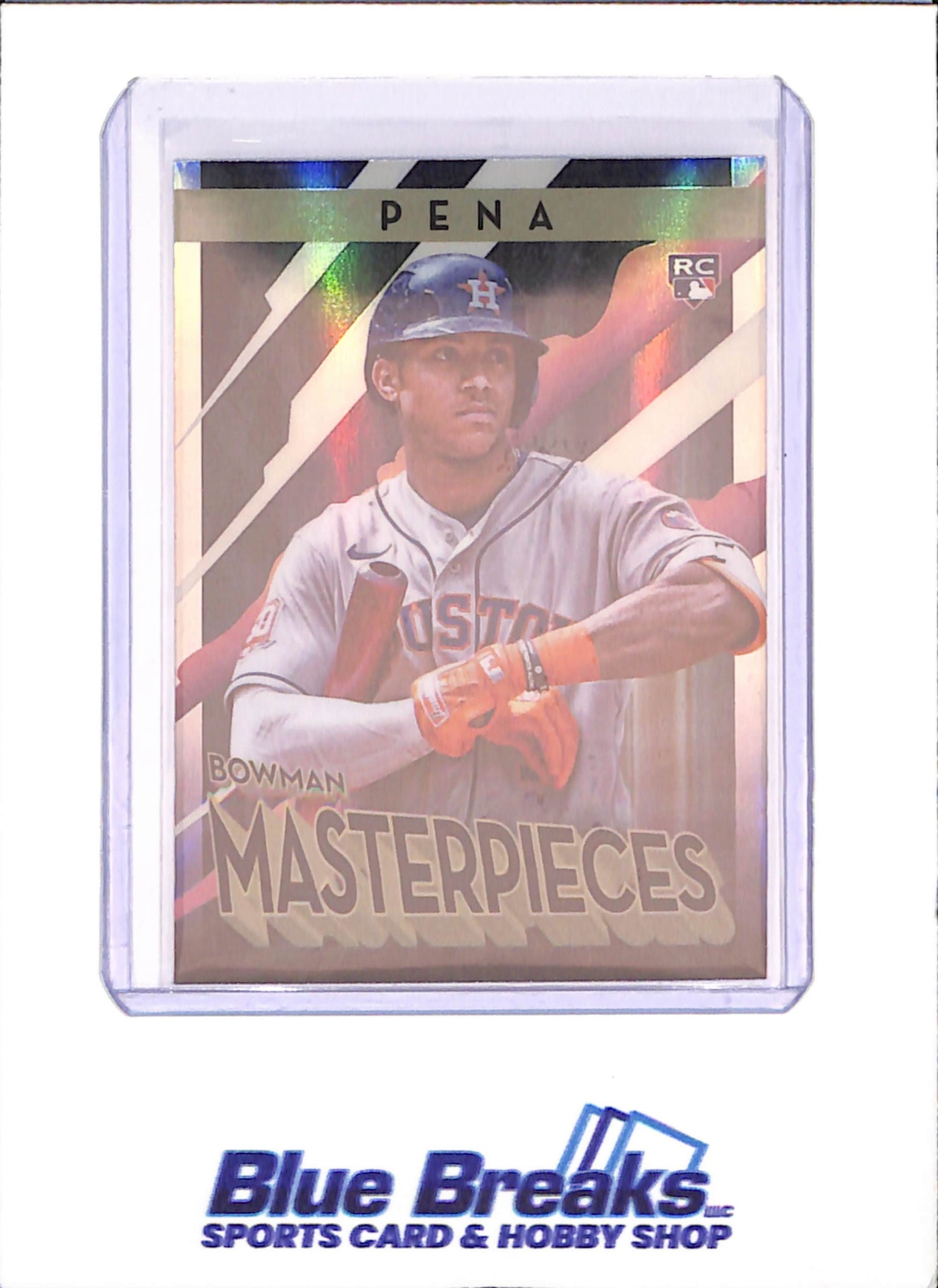 2022 Bowman - Jeremy Pena - Bowman Masterpieces - RC - Bowman Masterpieces - Houston Astros - Baseball - #BM-11 - drop