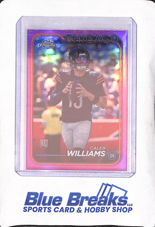 2024 Topps Chrome - Caleb Williams - Pink RC - Chicago Bears - Football - #202