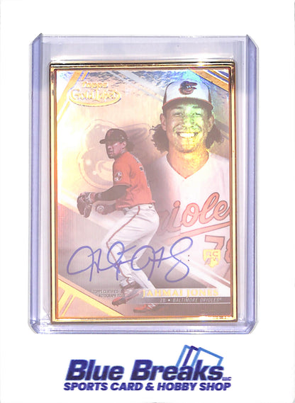 2021 Topps Gold Label - Jahmai Jones - Framed Autograph - RC - Baltimore Orioles - Baseball - #FA-JJ - drop