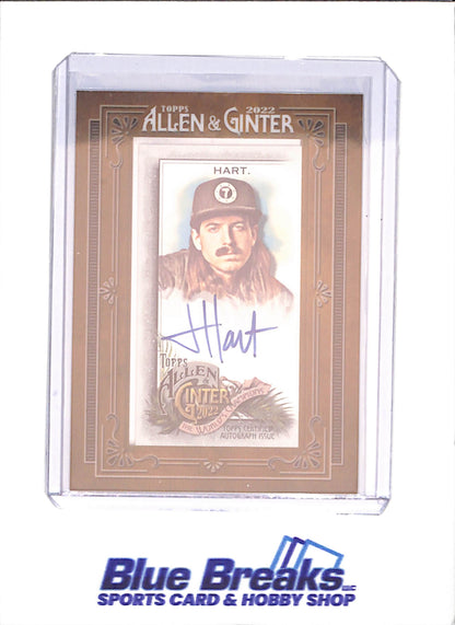2022 Topps Allen & Ginter - Jared Hart - Star Autograph - #MA-JHA - drop
