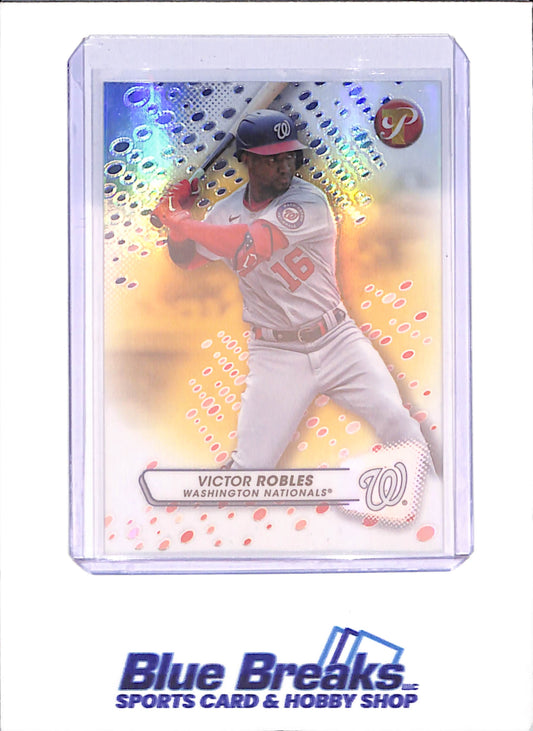 2023 Topps Pristine - Victor Robles - 22/25 - Washington Nationals - Baseball - #33 - drop