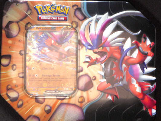 Pokemon Slashing Legends Tin [Koraidon ex] [Zacian ex]- Miscellaneous Cards & Products (MCAP) - Sealed Wax