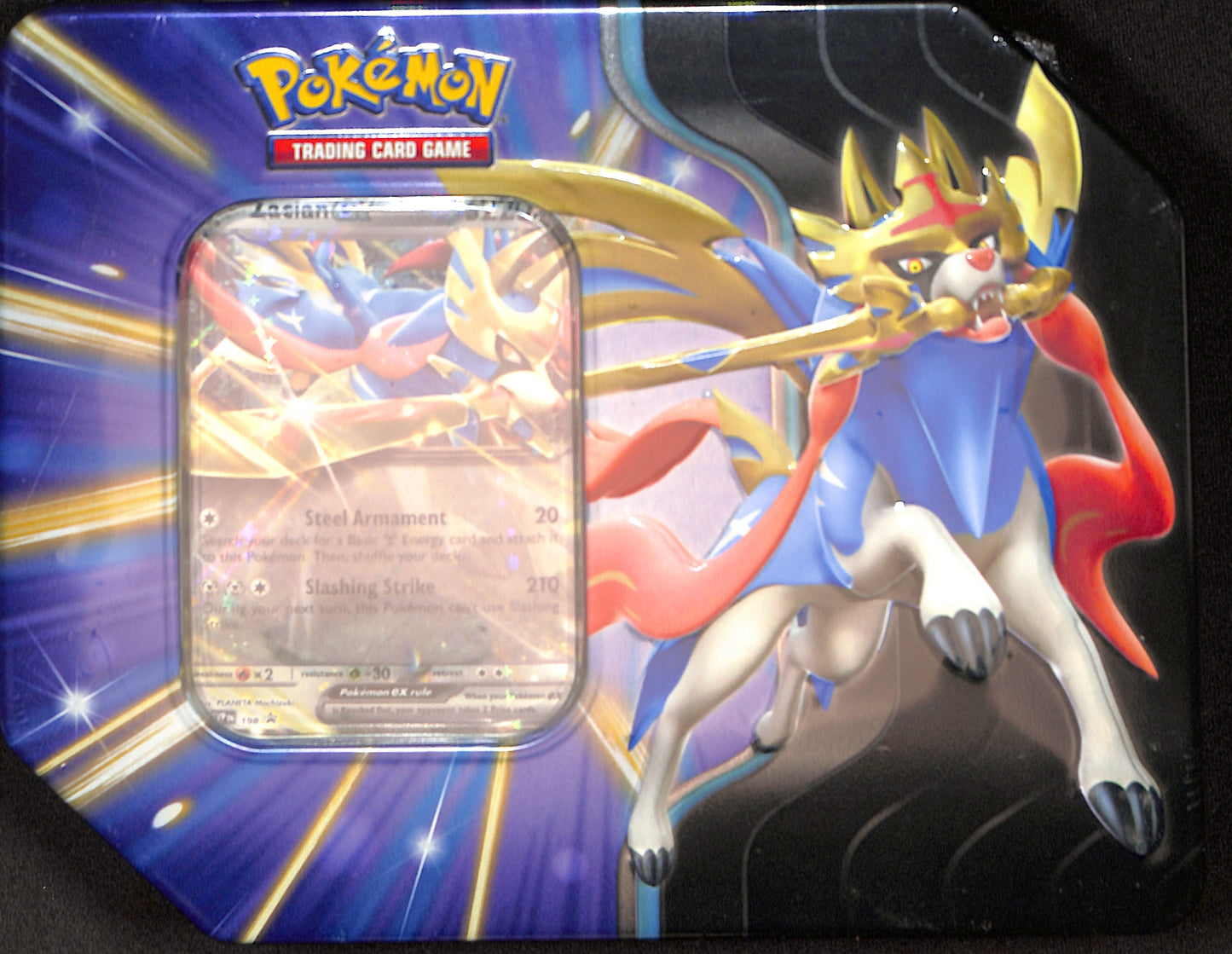 Pokemon Slashing Legends Tin [Koraidon ex] [Zacian ex]- Miscellaneous Cards & Products (MCAP) - Sealed Wax