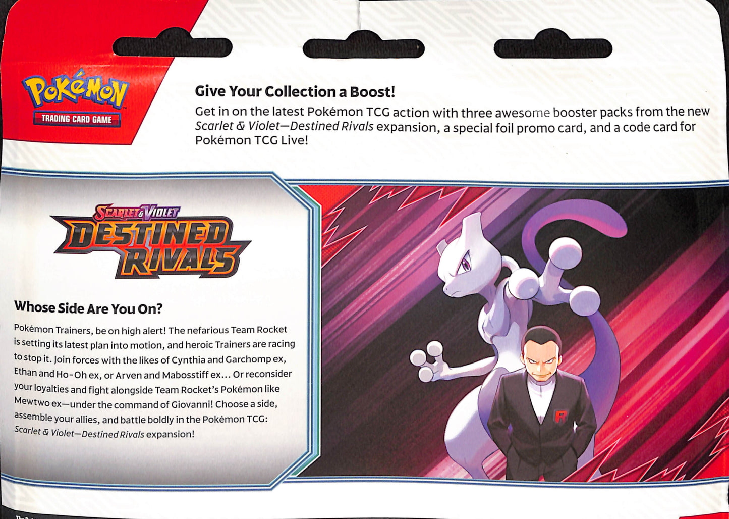 Pokemon Destined Rivals 3 Pack Blister [Zebstrika] - SV10: Destined Rivals (DRI) - Sealed Wax