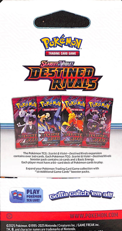 Pokemon Destined Rivals Sleeved Booster Pack - SV10: Destined Rivals (DRI) - Sealed Wax