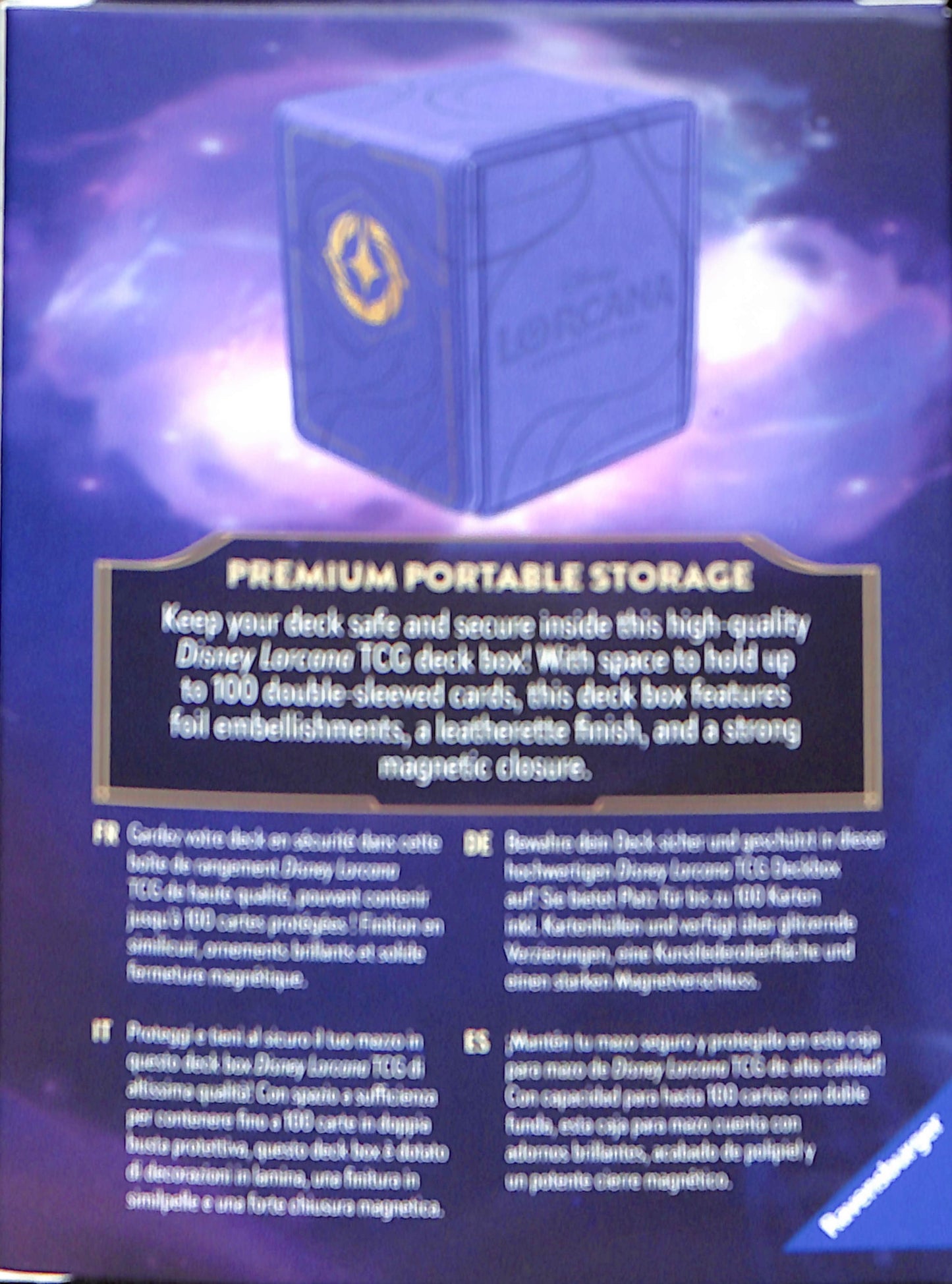 Lorcana Premium Deck Box - Supplies
