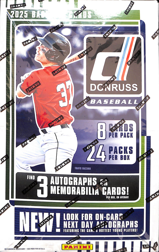 2025 Panini Donruss Baseball Hobby Box - Sealed Wax
