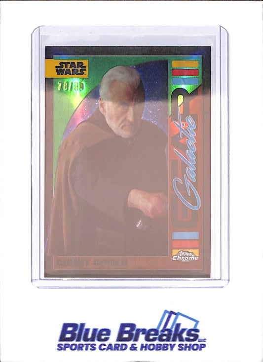 2024 Topps Chrome Star Wars - Count Douku - Galactic Gear -  78/99 - #GG-16 - drop