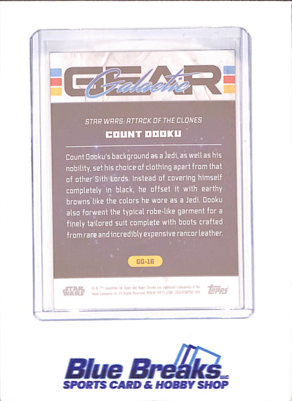 2024 Topps Chrome Star Wars - Count Douku - Galactic Gear -  78/99 - #GG-16 - drop