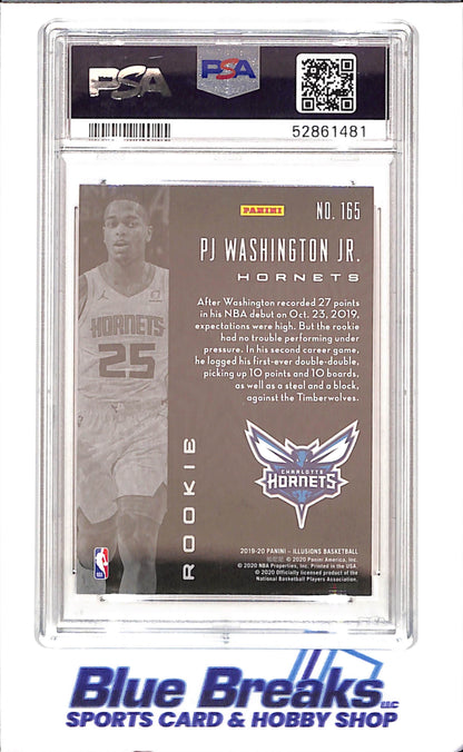 2019 Panini Illusions - PJ Washington Jr - Rookie - PSA 10 - Charlotte Hornets - Basketball - #165 - drop
