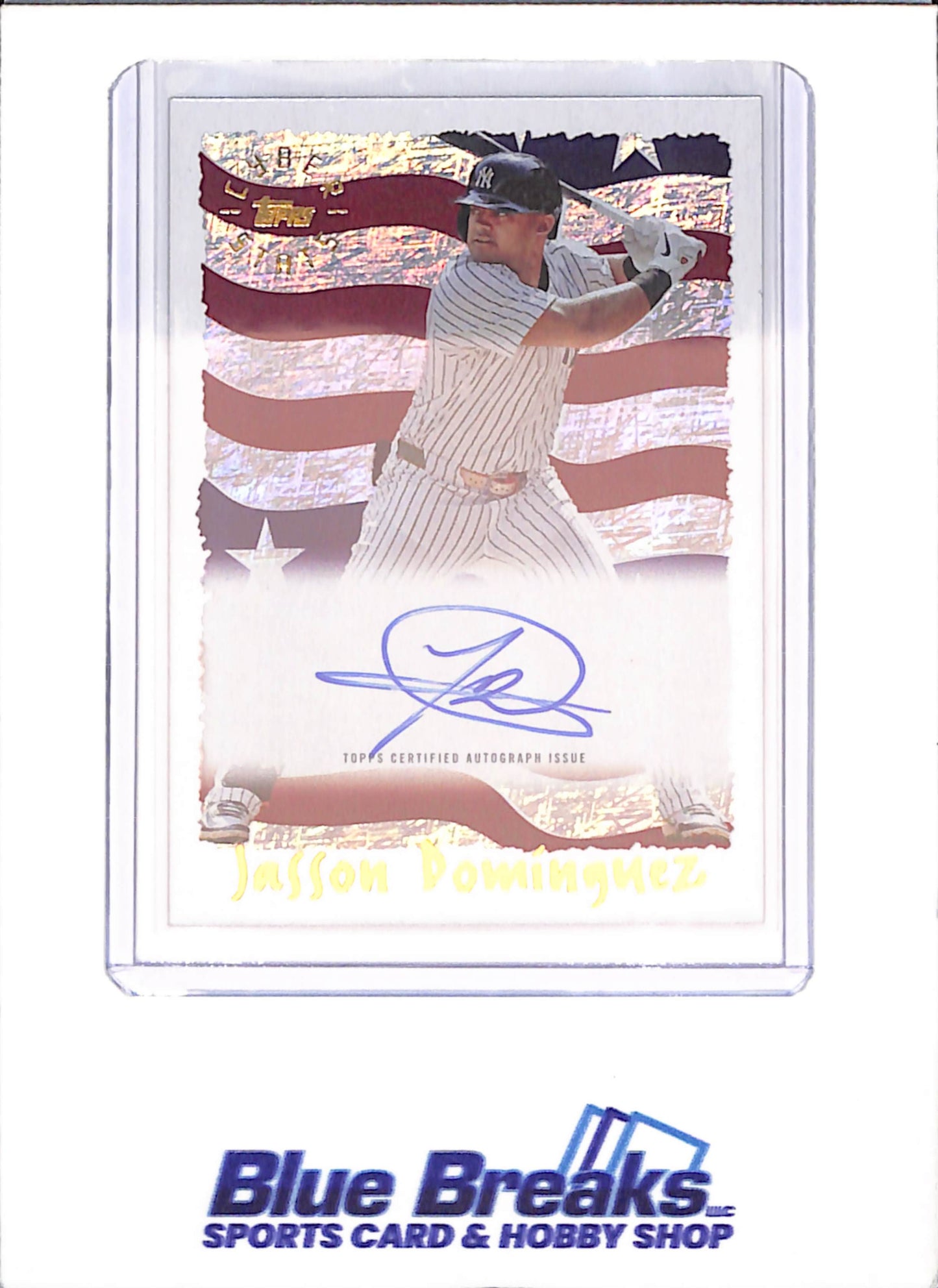 2025 Topps Archives - Jason Dominguez - Cyberstats Autograph - New York Yankees - Baseball - #95CA-JD - drop