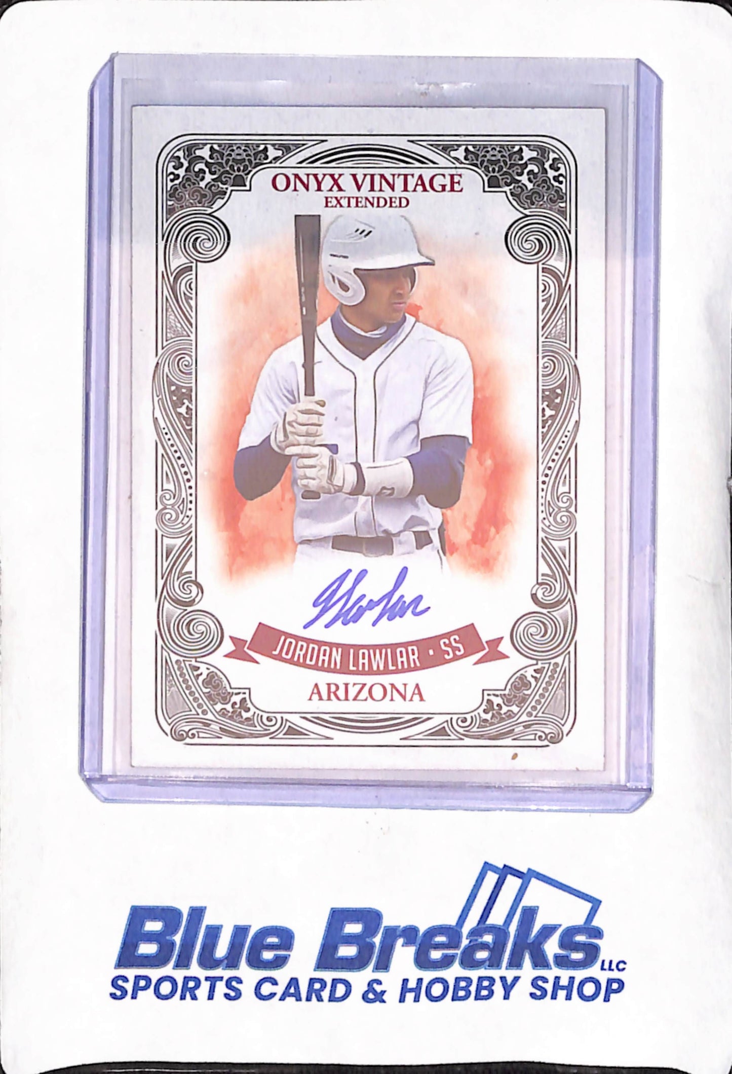 2021 Onyx Vintage Extended - Jordan Lawlar - Autograph - Arizona Diamondbacks - Baseball - #EAJO