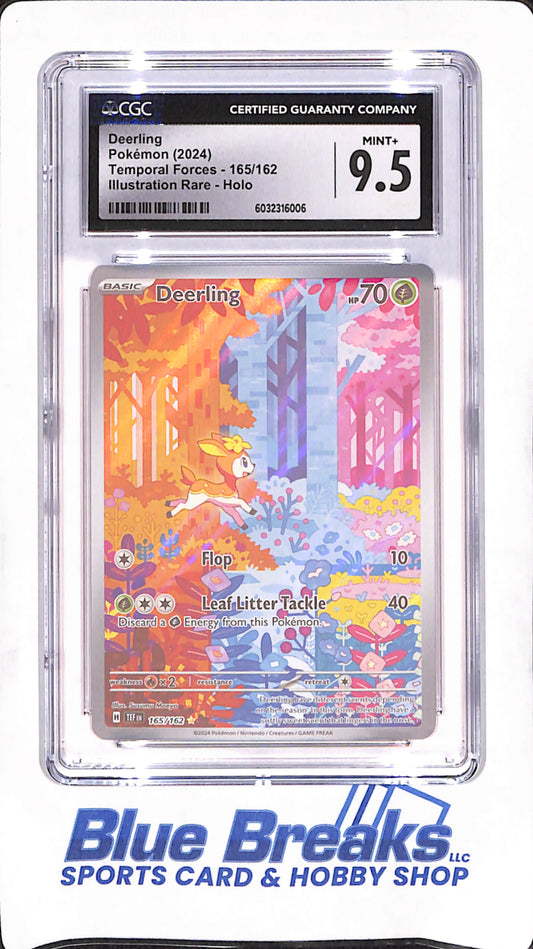 2024 Pokemon - Deerling - Illustration Rare Holo - Temporal Forces - CGC Mint 9.5 - #165/162