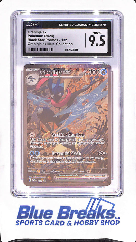 2024 Pokemon - Greninja - ex Illustration - Black Star Promo - CGC Mint 9.5 - #132