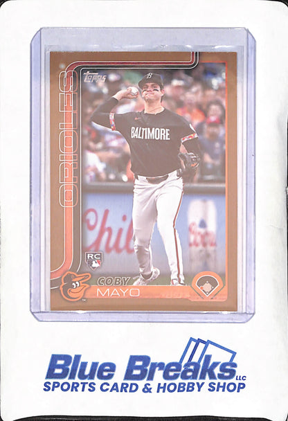 2025 Topps - Coby Mayo - Gold - Baltimore Orioles - Baseball - 1606/2025 - #20