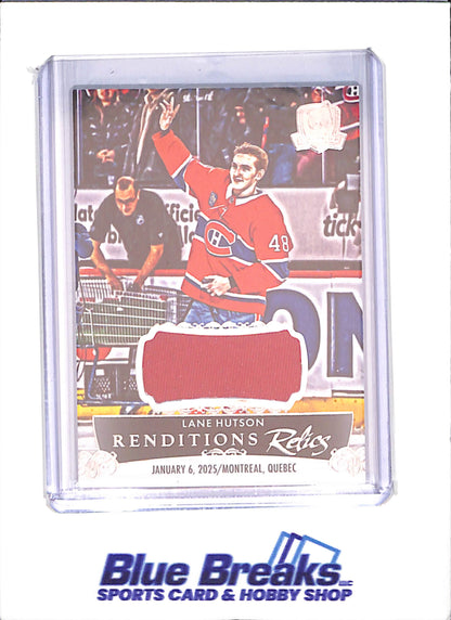 2024-25 The Cup - Lane Hutson - Renditions Relics - Montreal Canadiens - Hockey - #RR-LH - drop