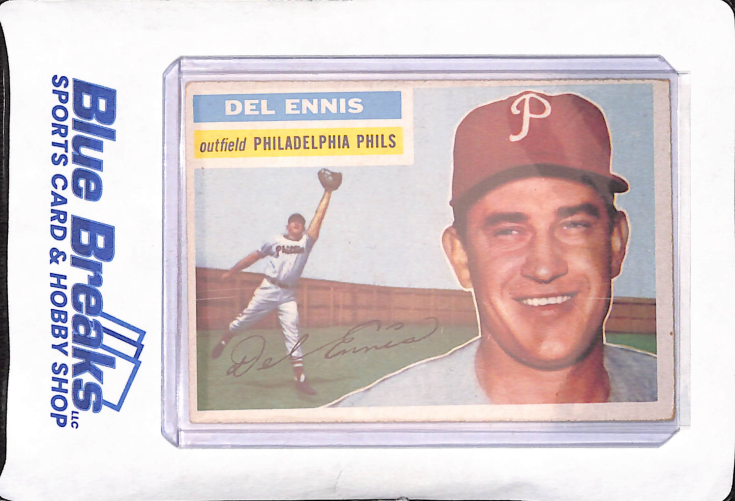 1956 Topps - Del Ennis - Philadelphia Phillies - Baseball - #220