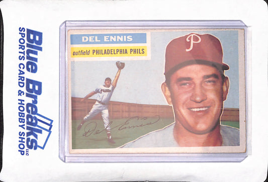 1956 Topps - Del Ennis - Philadelphia Phillies - Baseball - #220