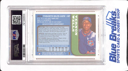 1997 Bowman - Vernon Well - Toronto Blue Jays - Baseball - PSA/DNA NM-MT 8/Auto 8 - #424