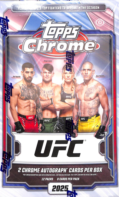 2025 Topps Chrome UFC Hobby Box - Sealed Wax