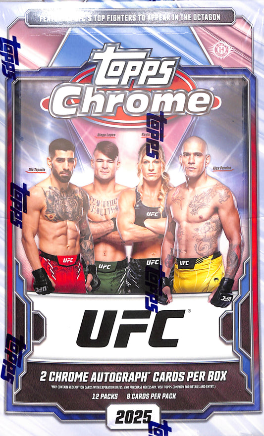 2025 Topps Chrome UFC Hobby Box - Sealed Wax