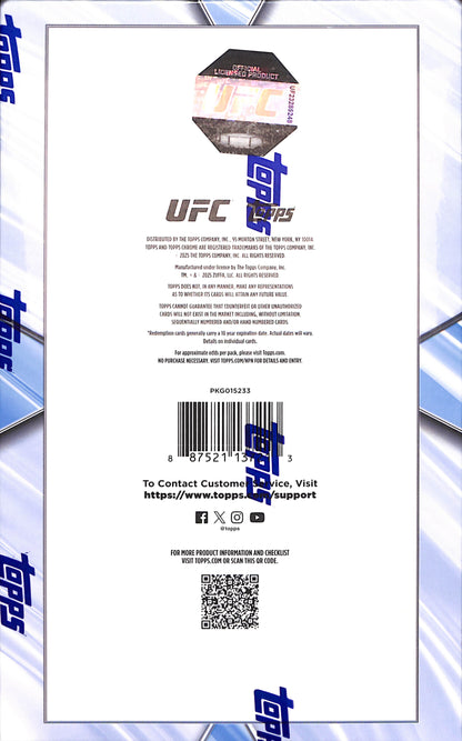 2025 Topps Chrome UFC Hobby Box - Sealed Wax