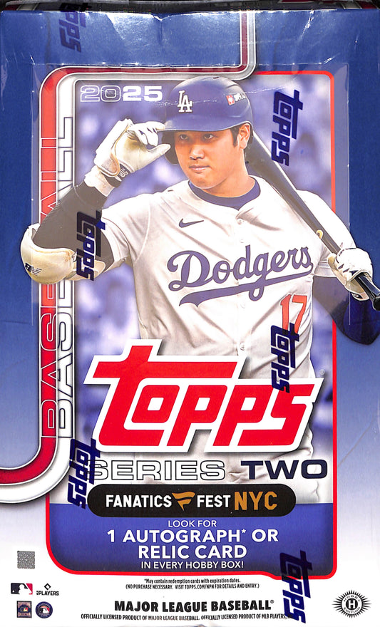 2025 Topps Series 2 Fanatics Fest NYC Exclusive Baseball Hobby Box - Sealed Wax