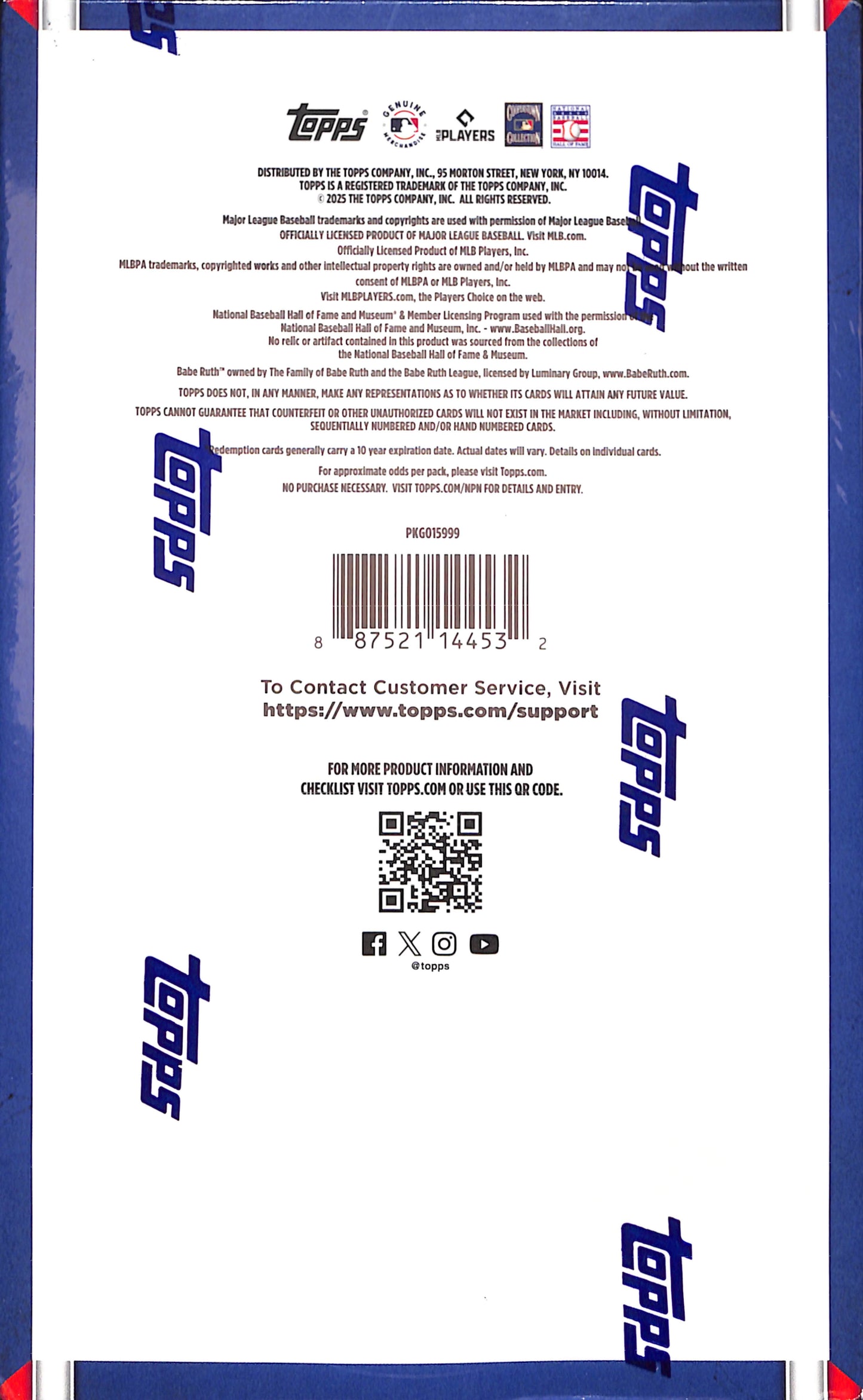 2025 Topps Series 2 Fanatics Fest NYC Exclusive Baseball Hobby Box - Sealed Wax