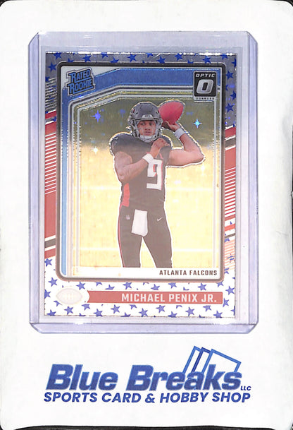 2024 Donruss Optic - Michael Penix Jr - Stars Prizm Rated Rookie - Atlanta Falcons - Football - #279
