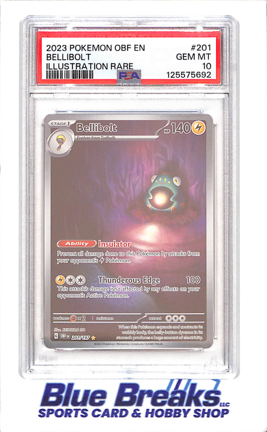 2023 Pokemon - Bellibolt - Illustration Rare - PSA 10 - 201/197