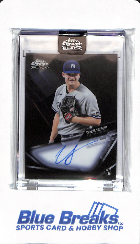 2021 Topps Chrome Black - Clarke Schmidt - #CBA-CSC - New York Yankees - Baseball - Autographed