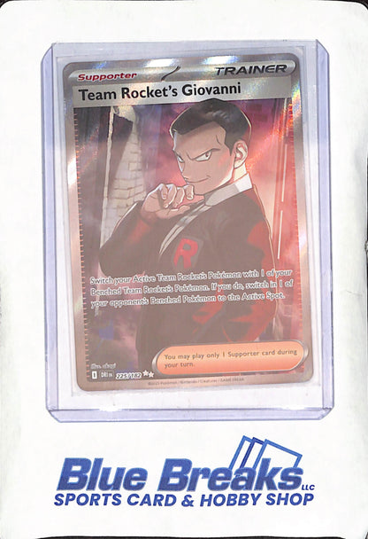 2025 Pokemon - Team Rocket's Giovanni - #335/182