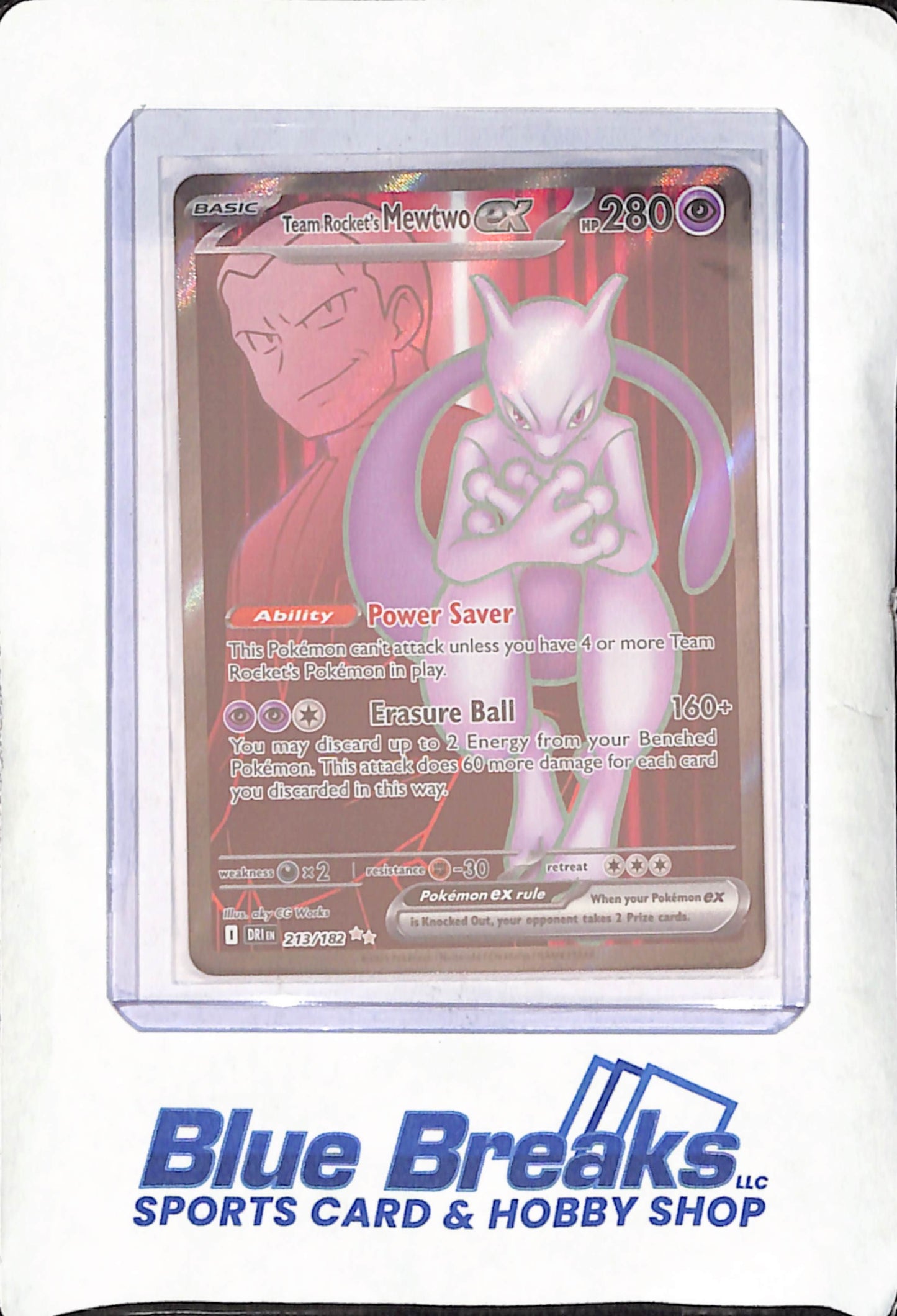 2025 Pokemon - Team Rocket Mewto ex - #213/182