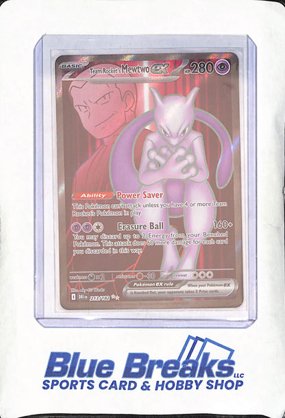 2025 Pokemon - Team Rocket Mewto ex - #213/182