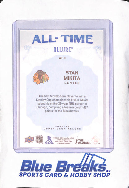 2022-23 Upper Deck Allure - Stan Mikita - All-Time - Chicago Blackhawks - Hockey - #AT-11