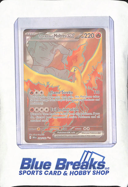 2025 Pokemon - Team Rocket's Moltres ex - 208/182