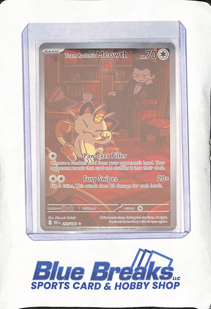 2025 Pokemon - Team Rocket's Meowth - 203/182